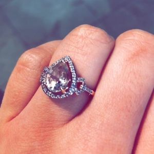 Rose gold Morganite Engagement Ring